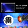 Aquarium LED Waterproof Lighting RGB Submersible Spotlight Fish Tank Garden Pond(#9)