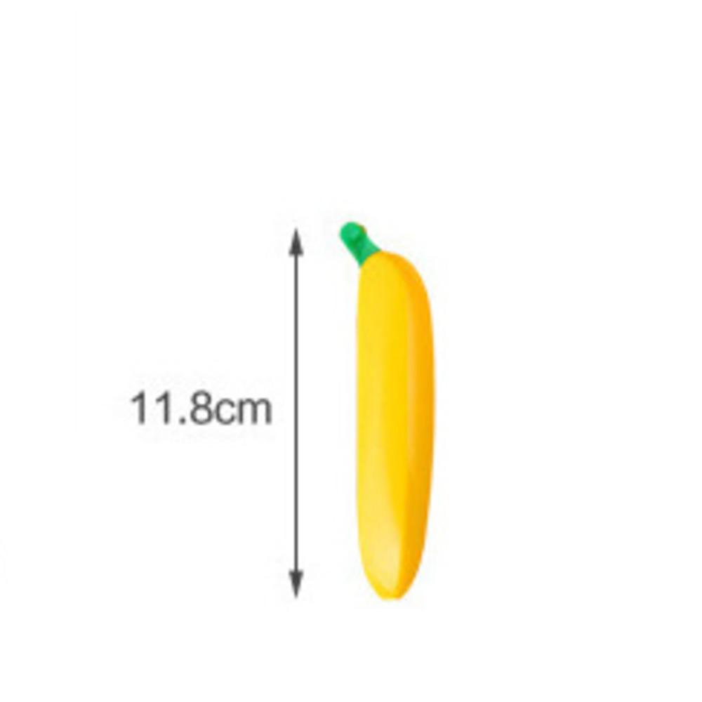 قطعة واحدة قلم حبر جاف كاواي لطيف على شكل موزة، أدوات مكتبية إبداعية، لوازم مكتبية ومدرسية، أقلام مضحكة وجميلة