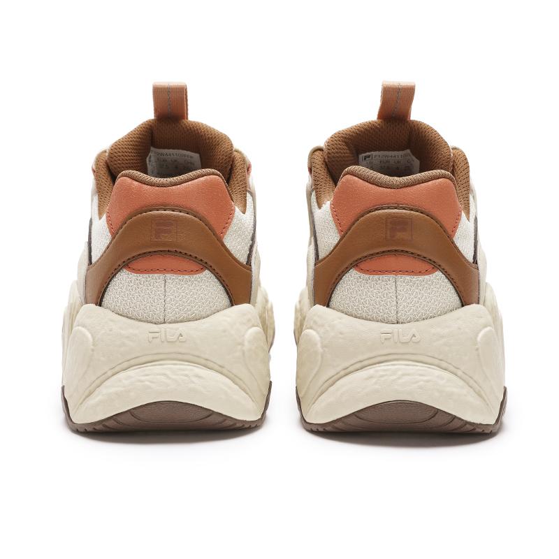 FILA Croissant Versatile Comfortable Breathable Lightweight Low-Top Running Shoes Women sneaker Beige F12W441102FFP