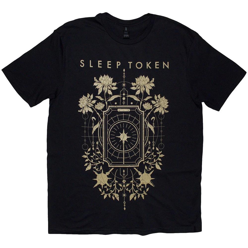 Унисекс футболка Sleep Token: карамель (черный) (Назад Печать) (Средняя) 2XL