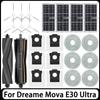 Accesorios De Repuesto Para Aspiradora Dreame Mova E30 Ultra / Trouver E30 Ultra, Filtro De Cepillo Lateral Principal, Bolsa De