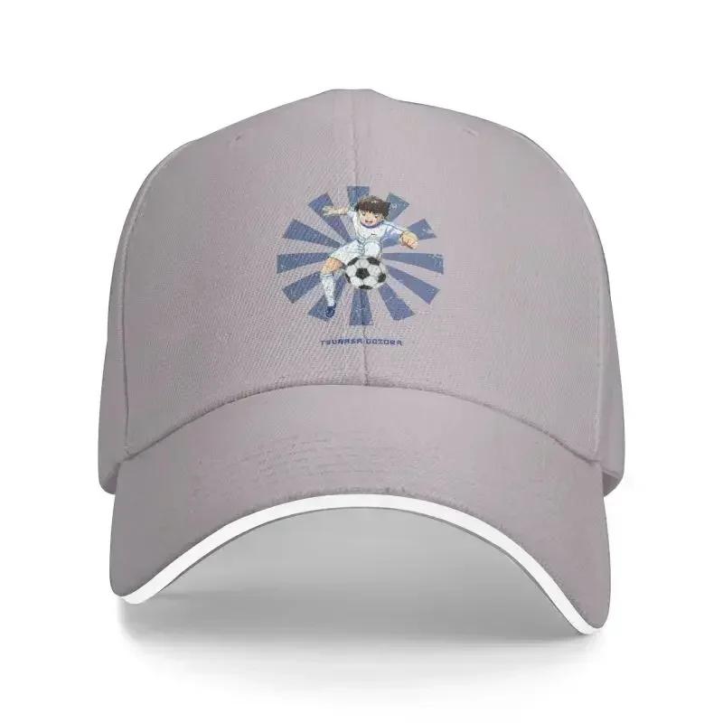 Classic Captain Tsubasa Newteam Anime Soccer Football Baseball Cap Women Men Adjustable Dad Hat Sun Protection