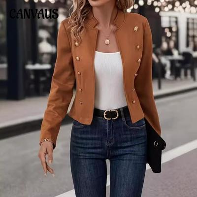 Autumn Women's Cardigan Suit Multi-button Stand-up Collar Fashion Jacket