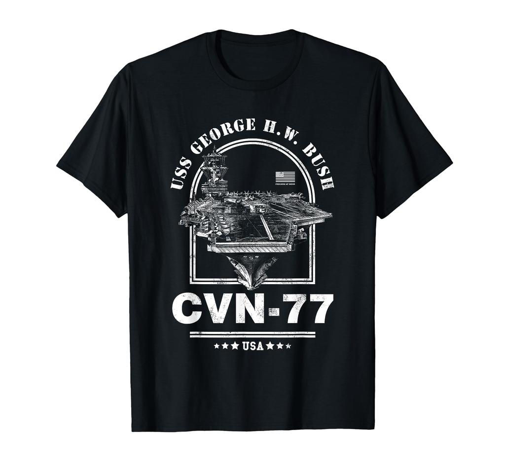 US Navy Aircraft Carrier CVN-77 George H.W. Bush (USS George H.W. Bush) T-Shirt