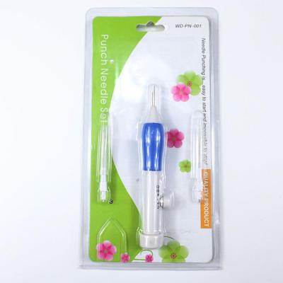 Russian Magic Embroidery Punch Needle Set - Includes Japanese Clover Tool, Pincushion, and Three Needles