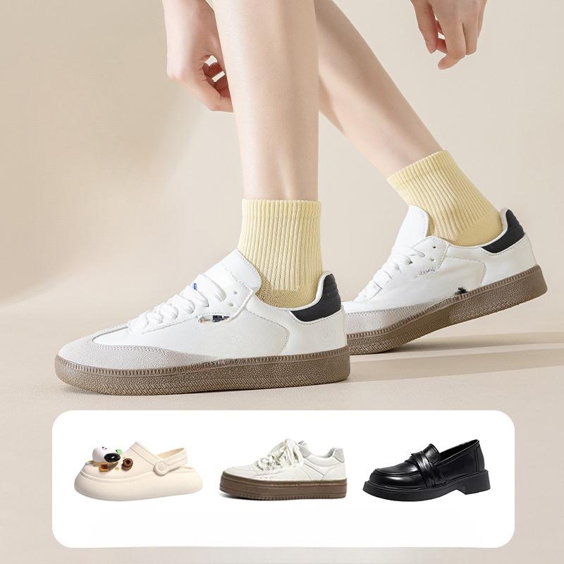 Short Socks, Pure Cotton Women's Spring and Summer Thin Right-angle Socks, Women's Boneless Anti-roll Boat Socks, Sports Women's Socks