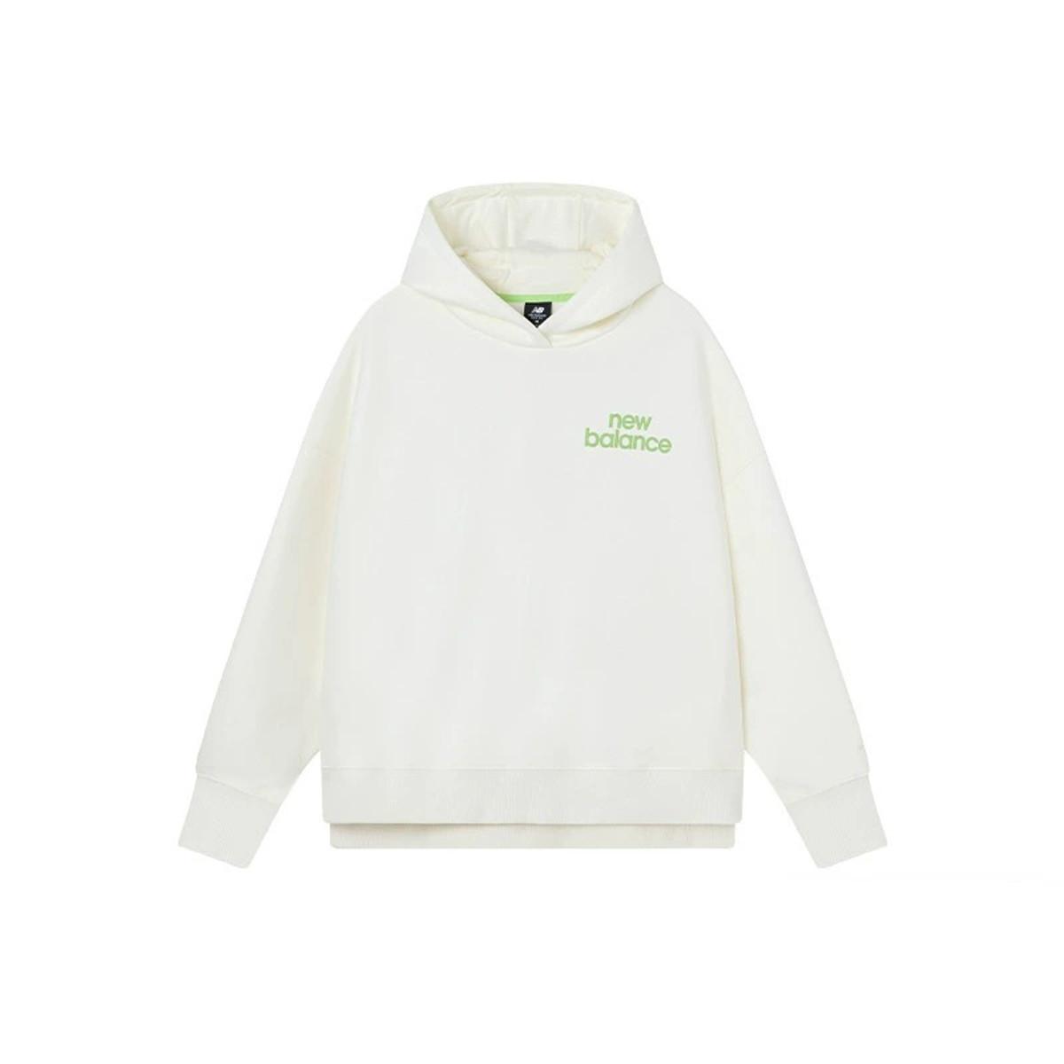 New Balance Sweatshirt Women s Ivory White AWT31369-CIC L