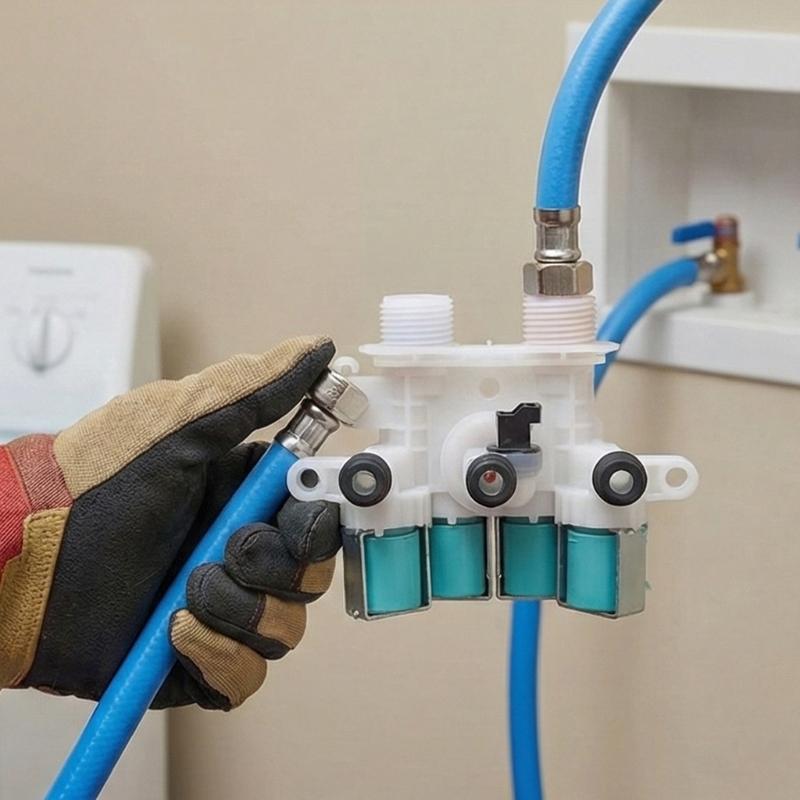 Easy Installation Washer Water Inlet Valves Suitable for Precise Hot Cold and Rinse Cycle Control in Various Machines