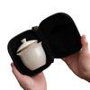 Small Fresh Travel Tea Set, Convenient Storage Bag, Ceramic Express Cup, Two or Three Cups of Tea Cans