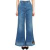 GUCCI Jeans Women's Blue Moderate Flared Pants 624217-XDCD9-4759