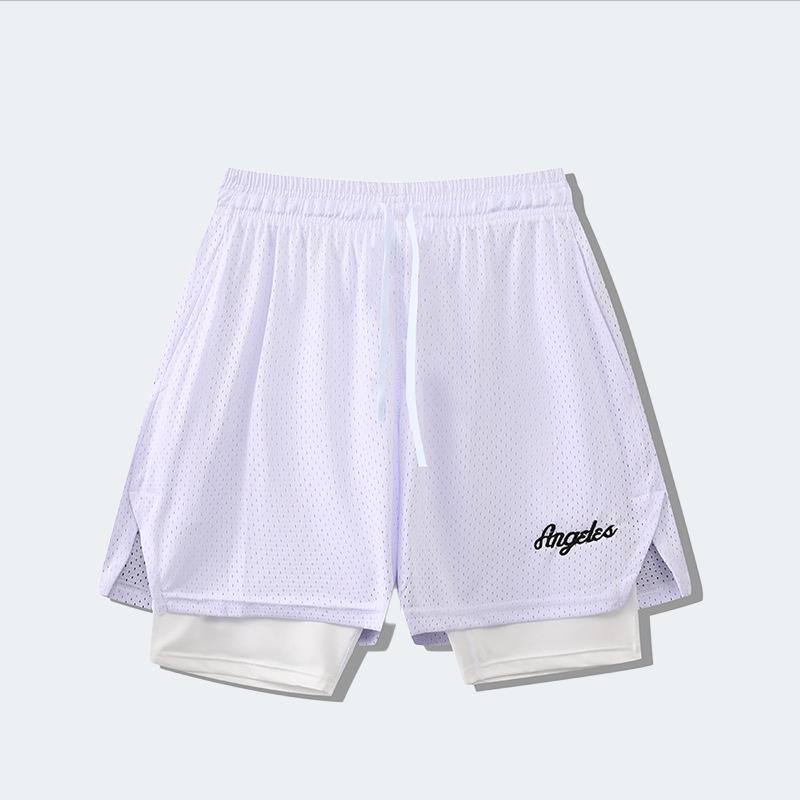 

Быстросохнущие дышащие двухслойные спортивные шорты L 175-180 cm