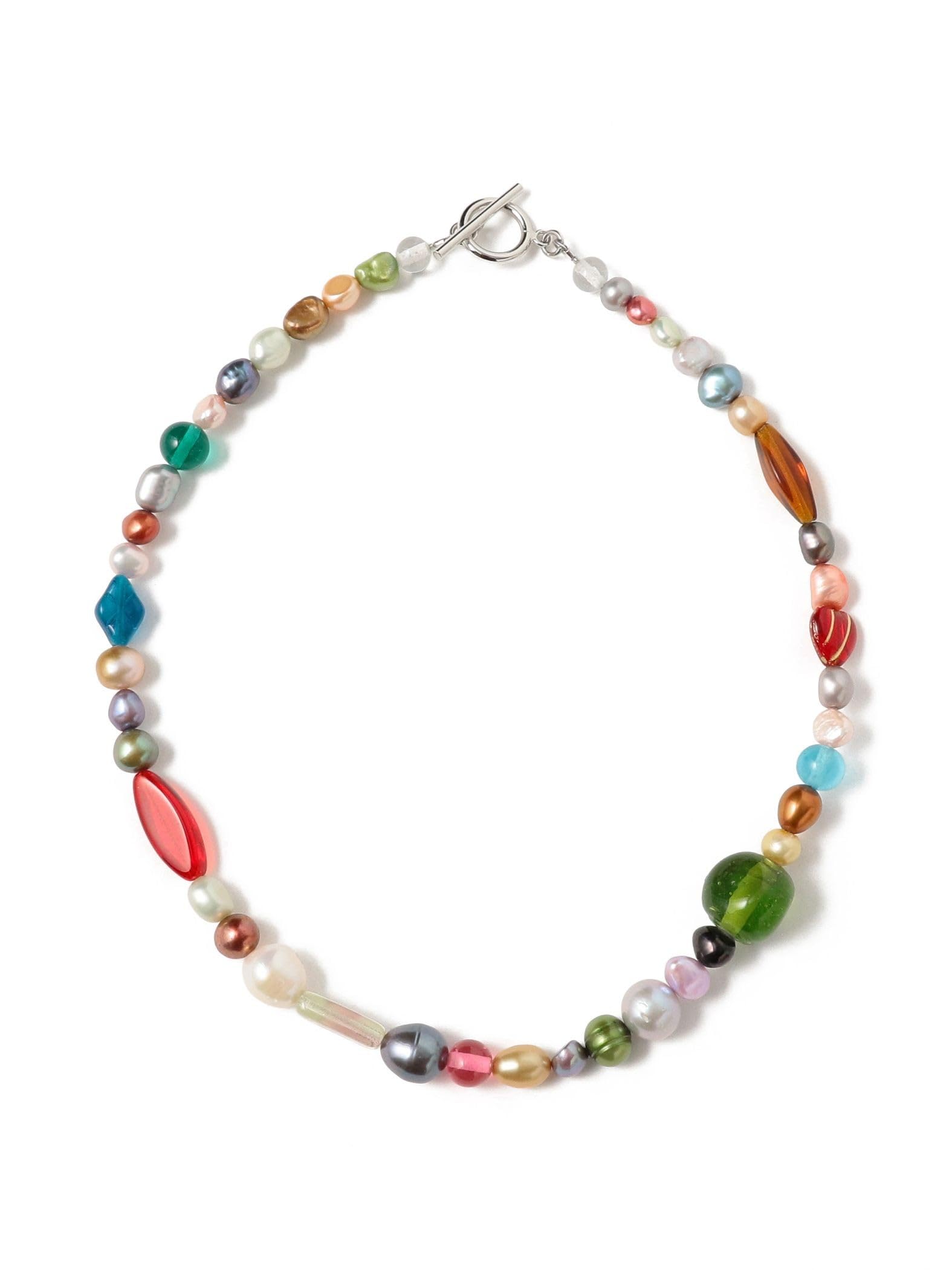 

[Ray Beams] Accessories, Color Freshwater Pearl Necklace, Women s, MIX, ONE SIZE