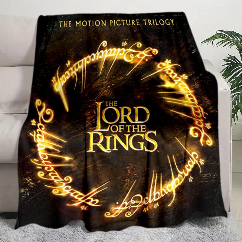 1PC The Lord of the Rings blanket, all-season lightweight home office outdoor nap multifunctional blanket, Christmas gifts
