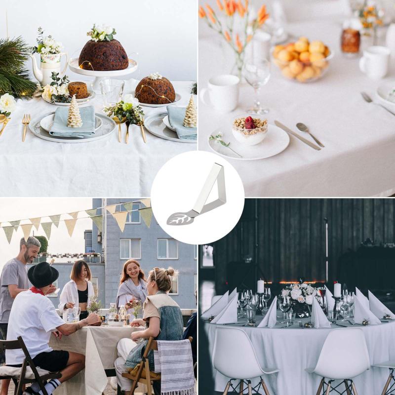 Stainless Steel Table Cloth Clip Creative Patterns Tablecloth Fixing Tool Clip Table Cover Clamp