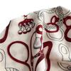 Classic harness accessories, premium double-layer double-sided silk scarf, Korean version of light luxury versatile long streamer scarf