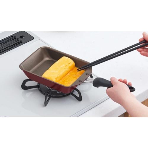 [Project product] Thermos Durable Series Frying Pan KFH 3-piece set Red KFH-SET3-A R