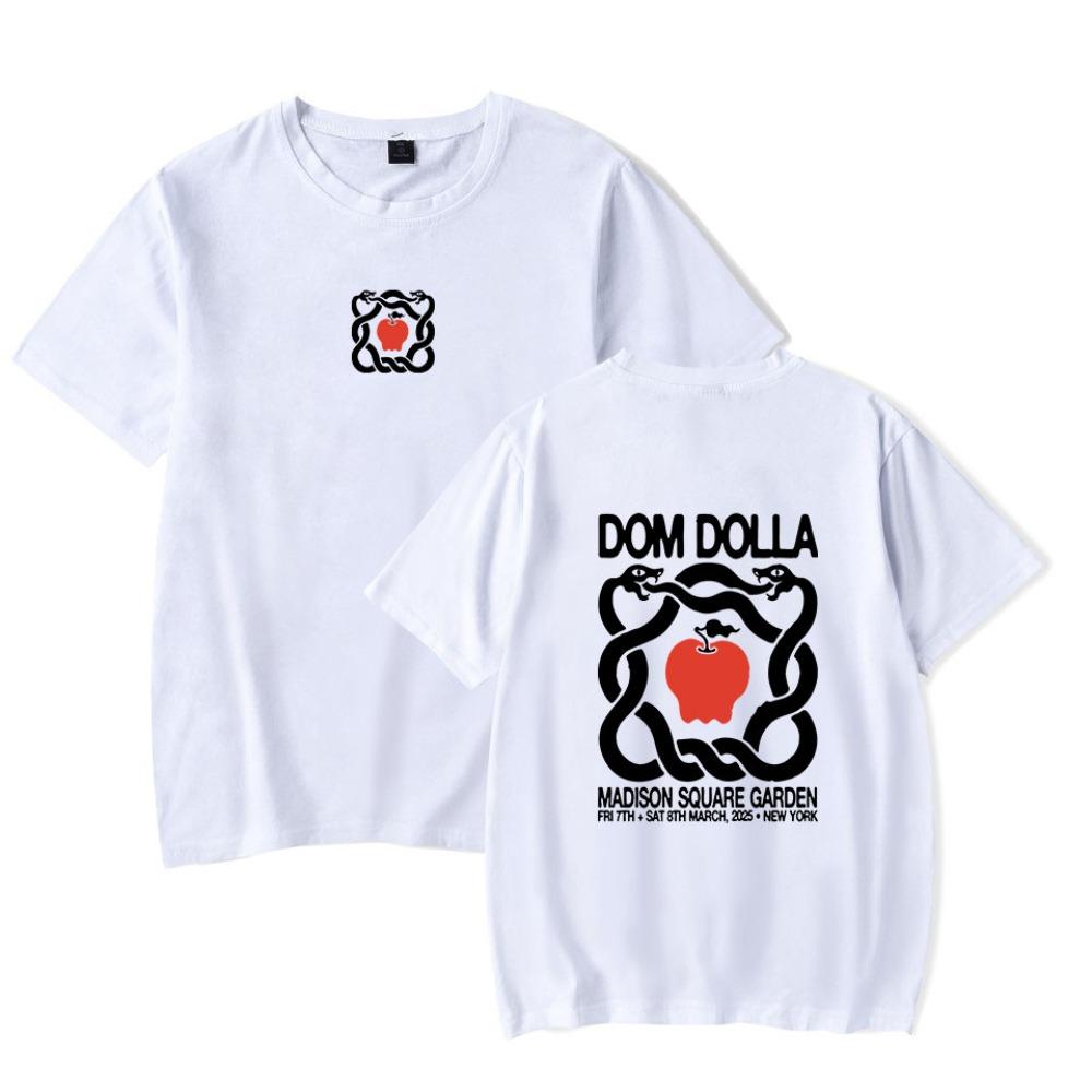 Dom Dolla MSG Snake Short Sleeve Merch Tee Women Unisex Crewneck Fashion Tshirt Unisex Tops S
