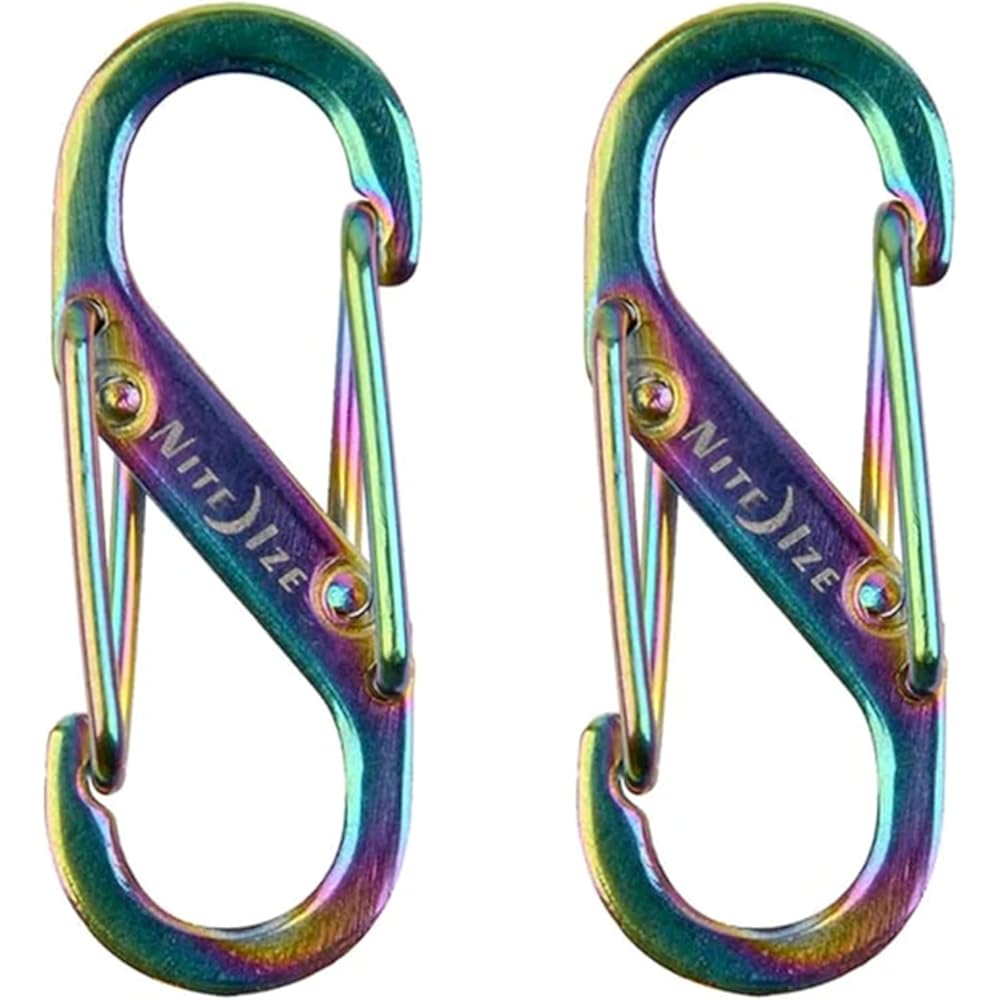 

Nite Ize S-Biner Stainless Steel Carabiner #0.5 2-Pack Spectrum Generic Product Type