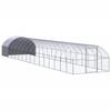 Vidaxl Gabbia Esterna Per Polli, 3X16X2 M, Acciaio Zincato