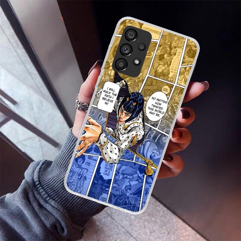 JoJo Adventure Bruno Buccellati Phone Case For Samsung Galaxy A17 A57 A37 A16 A26 A36 A56 A15 A25 A35 A55 A14 A13 A54 A53 A34 A2