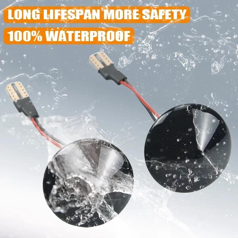 2Pcs Dynamic LED Turn Signal Side Marker Light Repeater Lamp For Fiat Punto 188 1999-2012 Doblo 2001-2005