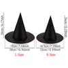 Halloween Hat Witch Wizard Black Hat S/L 2 Sizes Available Home Courtyard Decoration Masquerade Halloween Costume Party Prop ZYF