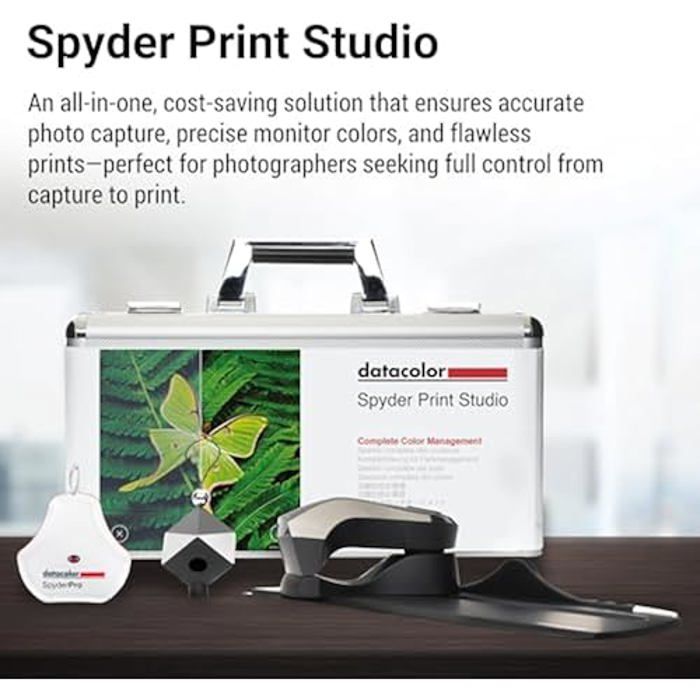 Datacolor Spyder Print Studio Kit, Version 2024 – SpyderPro Calibration d'Écran, Spyder Print et Spyder Cube – Kit de Gestion des