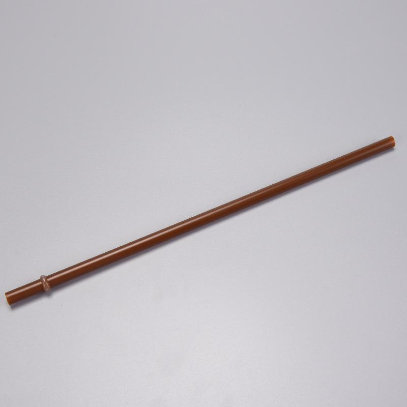 7Mm Aperture Straw 37 Color Solid Color Plastic Cup Accessories Pp Straw Non-Disposable Straw With Ring
