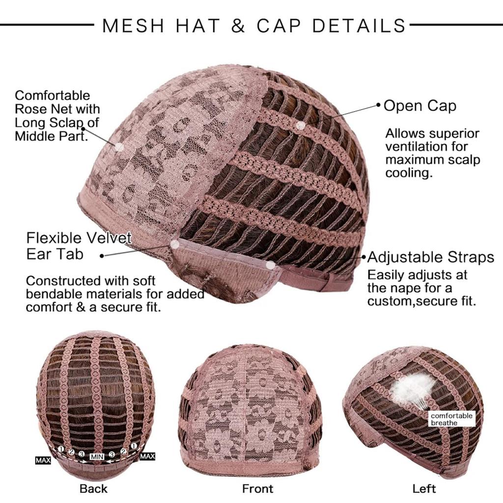 Short Wave Bob Wig with Bangs for Women Synthetic Wigs with Natural Wavy Black Mixed Brown Heat Resistant Wig for Daily Party Use