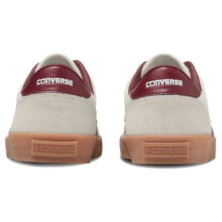 Converse Checkpoint Sk Ox Slip Resistant Shock Absorbing Low Top Skate Shoes Unisex Sneakers Gray Red 34201671