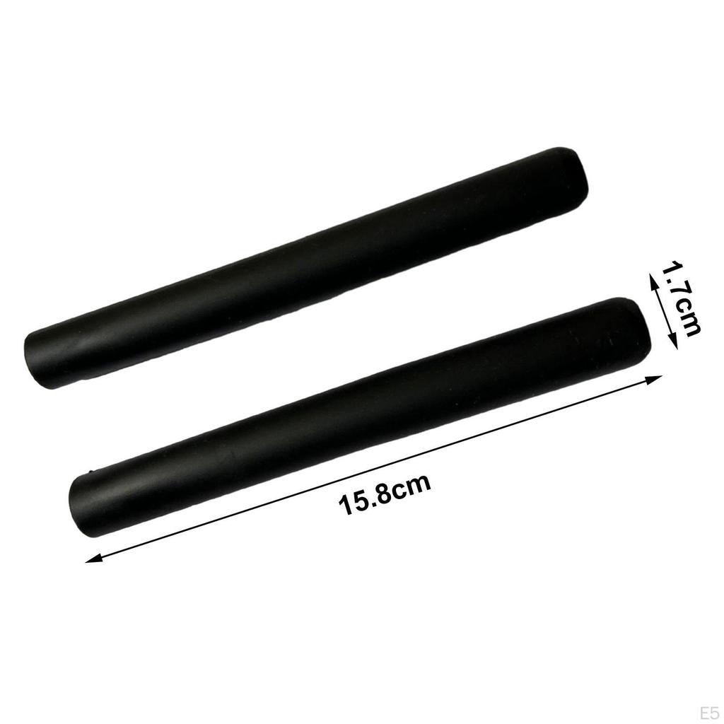 2 Pieces Drumstick Grips Wrap Portable Comfortable Handles Silicone Stick Drum