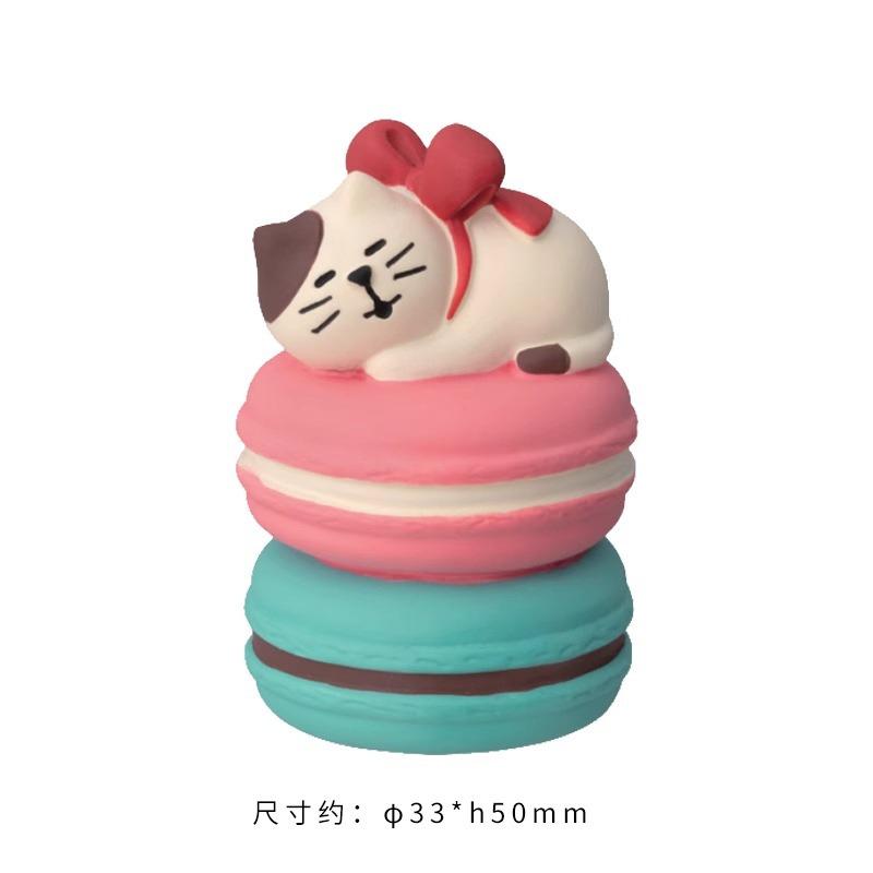 Cute Cat Refrigerator Sticker Grocery Zakka Bread Coffee Shop Decorative Gift Magnetic High Value Refrigerator Jewelry