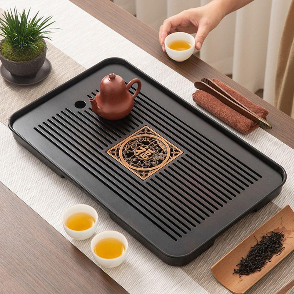 Water Storage Filter Tea Serving Tray Quick Drainage Gongfu Tea Set Table  Kungfu Tea Table