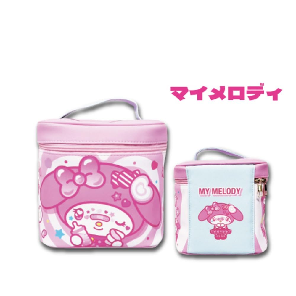Hatayama Shoji Sanrio Mirrored Vanity Pouch Decora My Melody Approx. H17 x W17 x D17cm 34203146