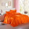 Luxurious Satin Silk Bedding Set 4pc With Comfortable Fitted Sheet And Pillow Case