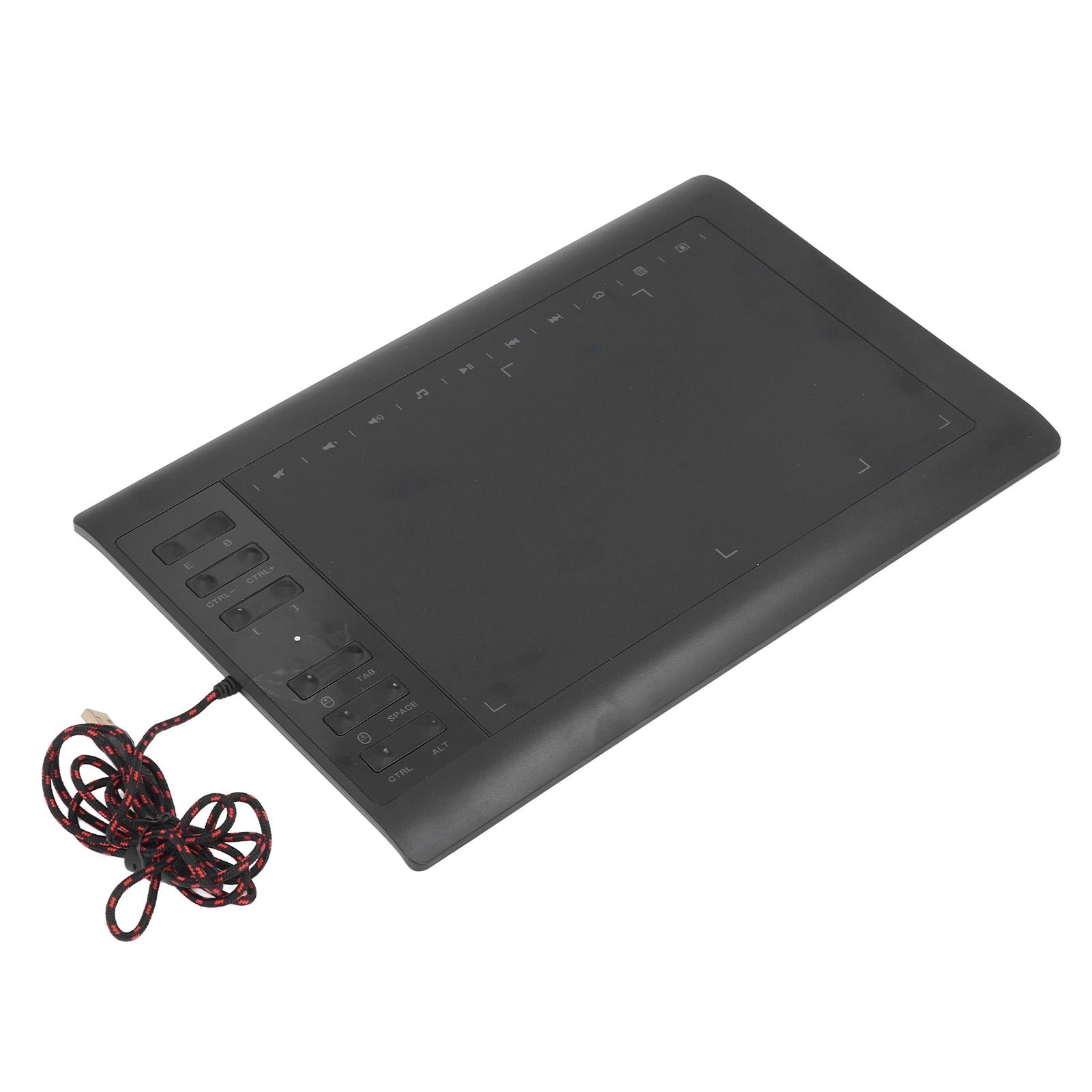 

Graphics Dra g Tablet 233PPS 5080LPI 8192 Pressure Sensitivity Graphics Tablet for Desktop Laptop Mobile Phone
