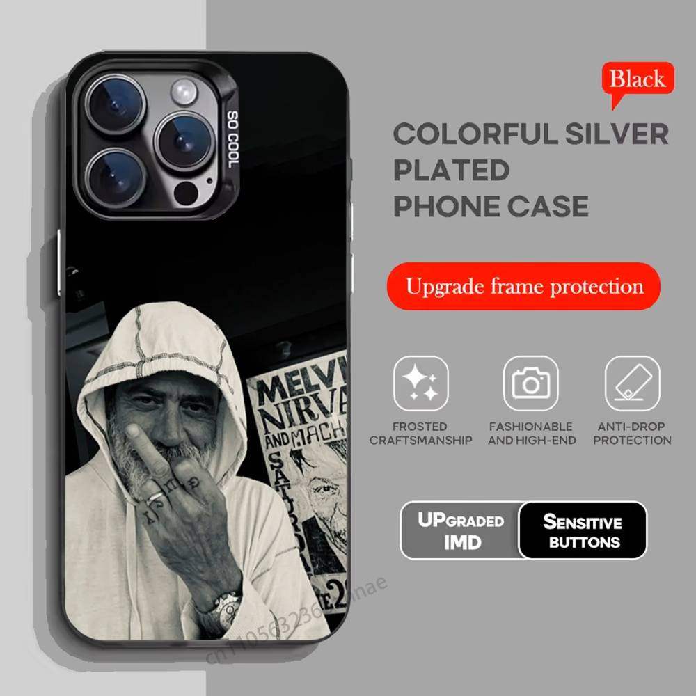 Custodia per Telefono Dexter Morgan Per iPhone 17,16,15,14,13,12,11,Pro,Max,Plus,Mini,X,XS,XR,8,S,SE Morbida Nera