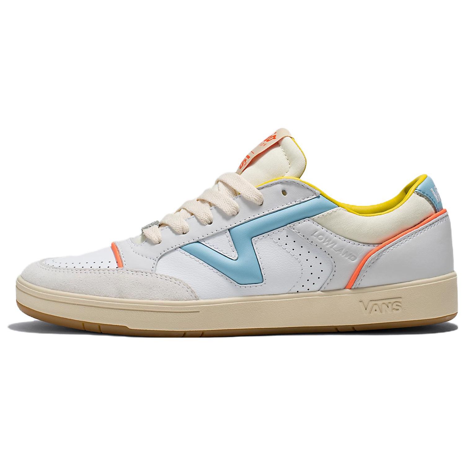 Vans Unisex Lowland CC JMP Serio Collection White Blue Orange VN0A5KYF1RC 35