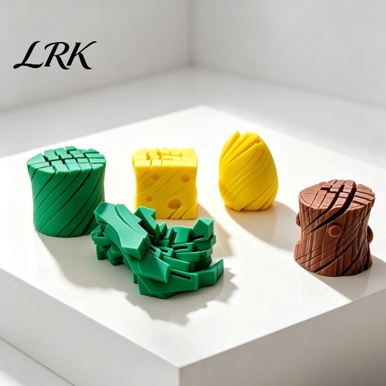 3D Printed Fidget Toy Spiral Toy, Creative Stress Relief Ornaments, Compact Portable Reliever Decompression Desktop Decorations Gift for Gamers