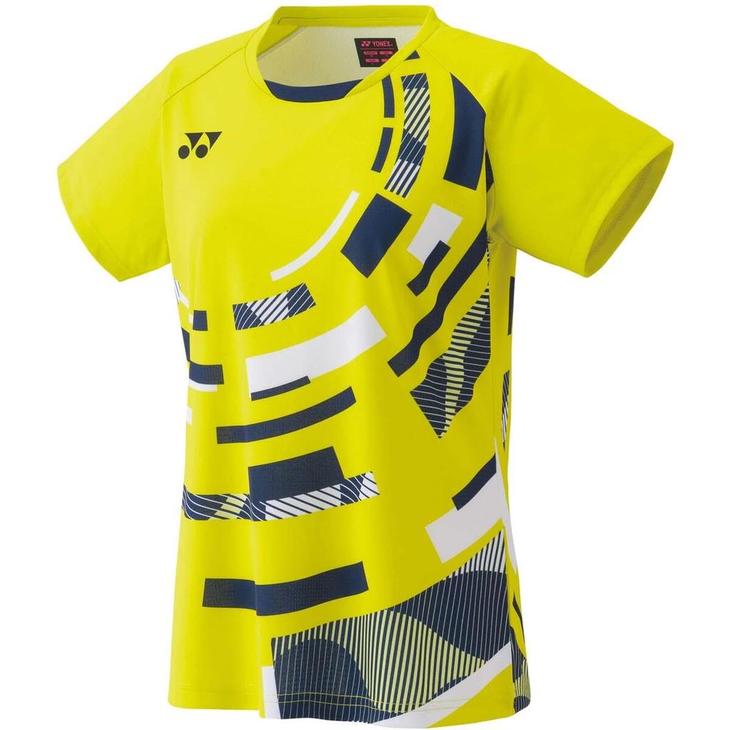 Yonex Game Lime Yellow Size 20780 Women's Shirt, (500), L,