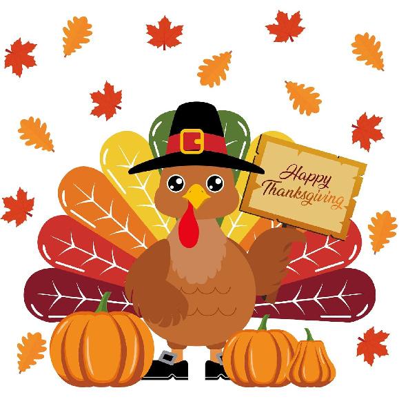 Turkey Bulletin Board Decoration Set Thanksgiving Turkey Crafts Kits DIY Printed Paper Turkey Cutouts Thanksgiving Decor for Home Party Decoration
