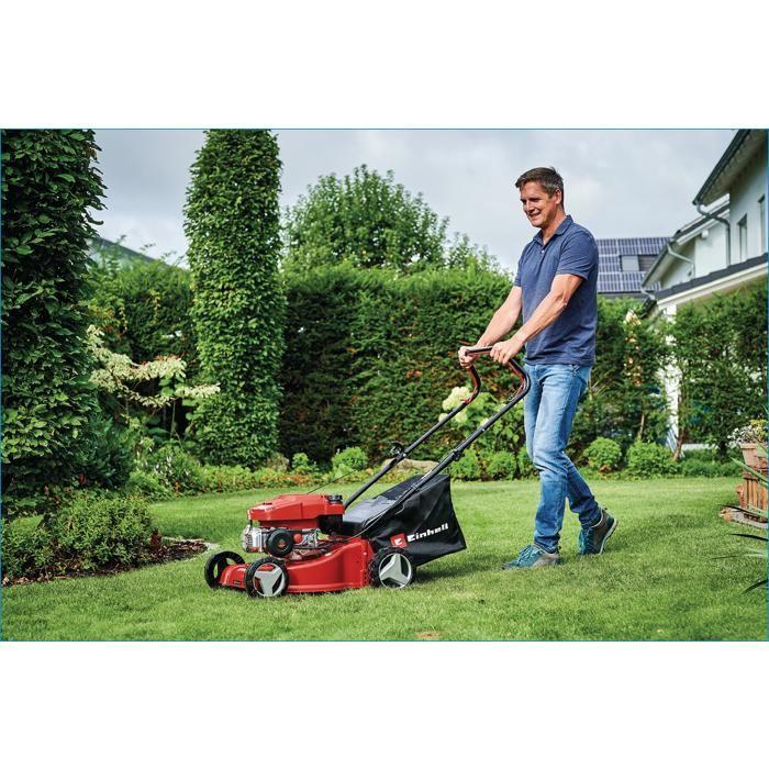 Einhell Tondeuse À Gazon Thermique GC-PM 40/2 (132cc, Surfaces Jusqu’à 800 M², Largeur De Coupe 40 Cm)