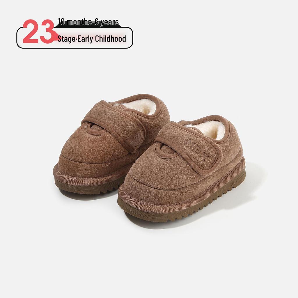 2025 Fleece-Lined Toddler Moccasins - Soft, Warm Winter Shoes with Thick Soles