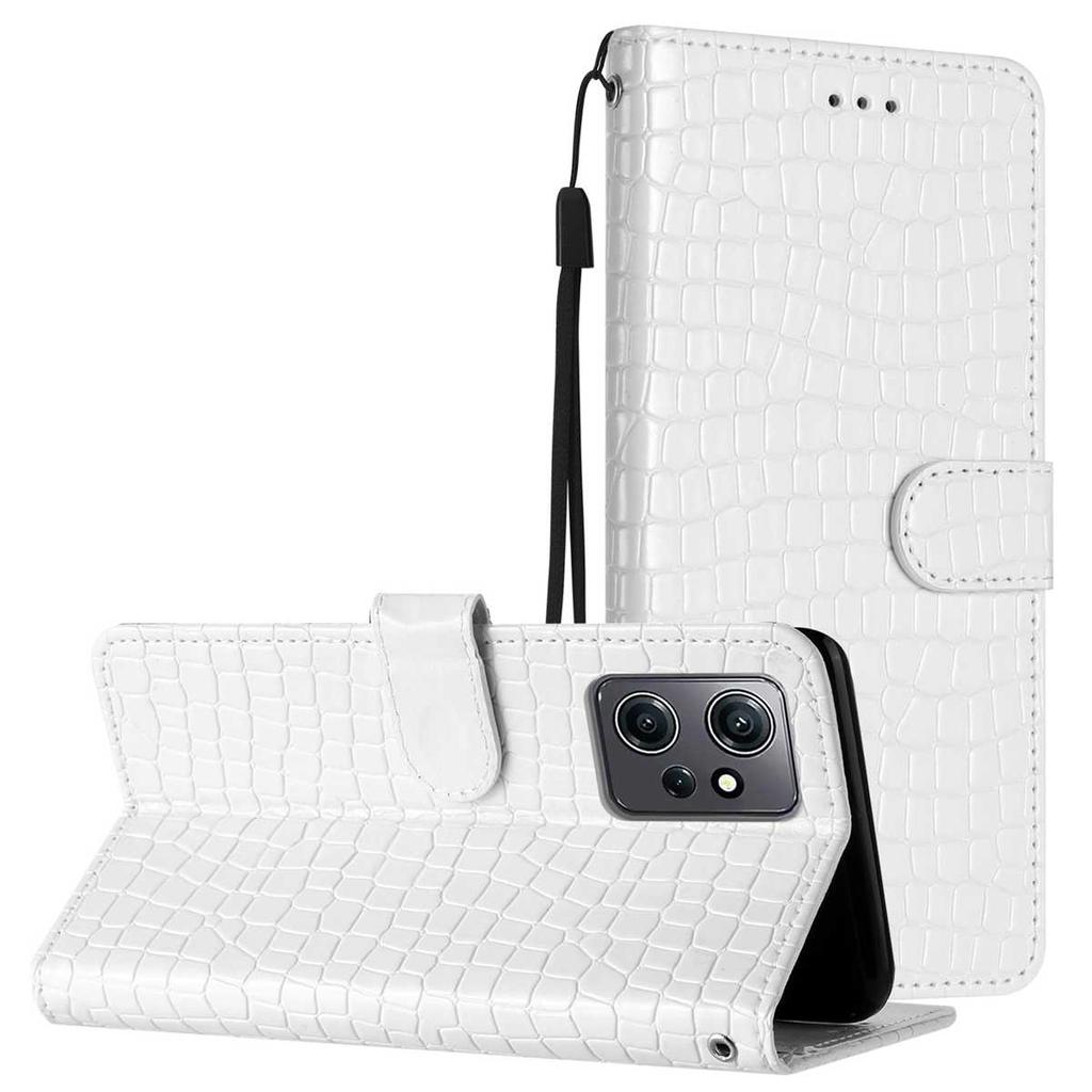 Krokodil-Mode-Handyhülle für Xiaomi Redmi Serie. Redmi Note 14/Note 12/13C/14C/Xiaomi 14T..., Geldbörse aus Kunstleder mit Kartenfächern & stoßfest