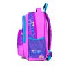 Rucsac școlar cu trei compartimente, model de inimă, culoare lavandă, Coral High Kids, 23401