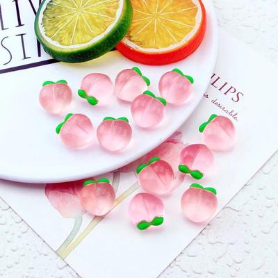 10Pcs Breloques Pendentifs Platines en Résine Pêche Transparente pour Accessoires de Fabrication de Bijoux Boucles d'Oreilles DIY Collier Porte-clés Décoration