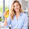4pcs Soft Squeeze Peanut Stress Relief Toys Set Tactile Sensory Squishy Handheld Toys for Anxiety and Focus