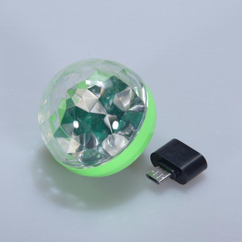 

Міні-барвистий діджейський лазерний ліхтар із USB-роз’ємом. Чарівне світло для мобільного телефону для декорування сценічного бару