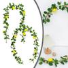 Realistic Green Lemon Vine 200cm Decorative Plant for Air Conditioning Ducts