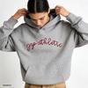 Gap Unisex Logo Embroidered Loopback Hoodie